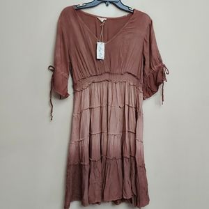 Kings Road bohemian styled tye dyed dress size Medium